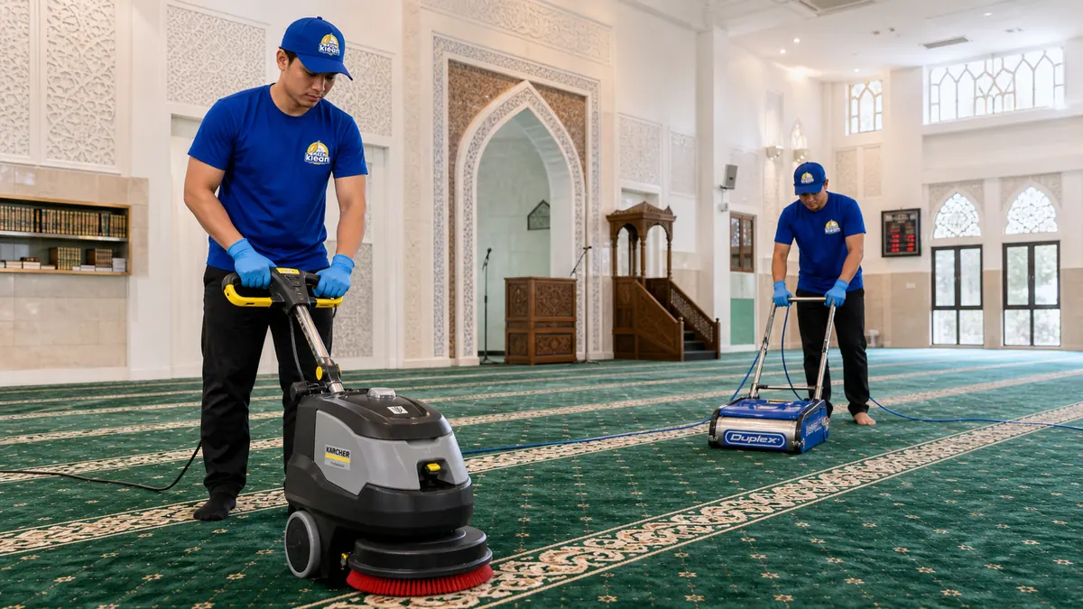 Mosque and surau carpet cleaning service